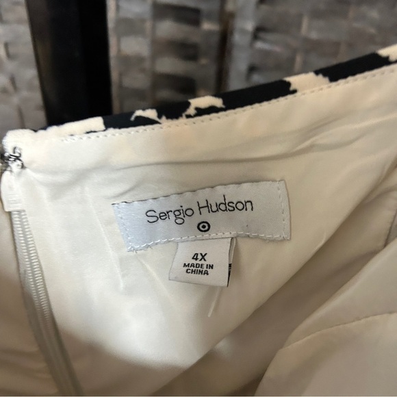 Sergio Hudson For Target Animal Print Dress Size 4X Midi Dress - Picture 3 of 8